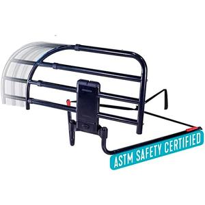 Able Life Click-N-Go Extendable Bed Rail for Wood Adjustable Bed Frames. Removable Bed Handle for Elderly Adults and Seniors, Fits King, Queen, Full, and Twin Beds, ASTM Safety Approved Bedrail