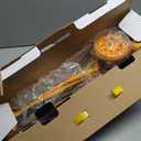 Chrome Wheels Mini Scooter for Toddlers, Deluxe 3-Wheeled Scooters for Kids, 4 Adjustable Height Glider with Kick Scooters, Lean-to-Steer with LED Light-Up Wheels for Ages 3-6 Girls Boys (Yellow)