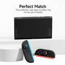 3 x JEMDO Textured Grip Protective Case Compatible with Nintendo Switch 2 (2025) Only  Black Matte Shockproof TPU Shell with Anti-Slip Handles, Ergonomic & Comfort Slim Back Cover