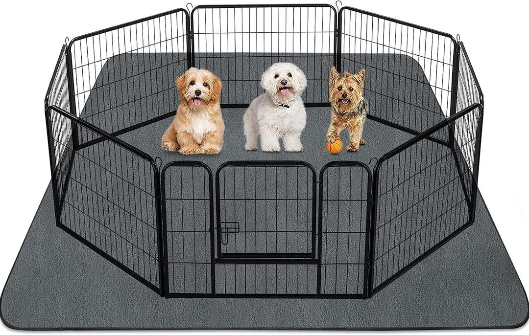 INVENHO Washable Pee Pads for Dogs 72"x72" Reusable Dog Pads Extra Large Upgrade Non-Slip Dog Pee Pads Heavy Absorbency Puppy Pee Pads Quick Dry Whelping Pads/Waterproof Puppy Training Pad