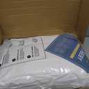 MATBEBY Full Size Mattress Pad - Cooling Breathable Mattress Topper, Quilted Fitted Mattress Protector, Pillow Top Mattress Cover with 8-21" Deep Pocket, Soft, Machine Washable, White, 54x75 Inches