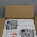 KUZZULL Wall Sconces Set of Two Brushed Nickel Bathroom Sconces Wall Decor Set of 2 Modern Wall Light Fixtures Metal Sconces Wall Lighting with Frosted Glass Shade Wall Mounted Lamp (satin nickel white)