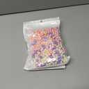 2 x 1100PCS 6mm Smooth Mixed Color Acrylic Round Craft Beads Spacer Beads with Hole for DIY Bracelet Necklace Earrings Keychain Women Jewelry Making Supplies,Smooth Pink-Purple Series