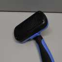 Swihauk Self Cleaning Slicker Brush - Skin Friendly Deshedding Grooming Tool for Dogs & Cats, Suitable for Shedding & Haired Pets, with Pet Supplies Accessories, Blue