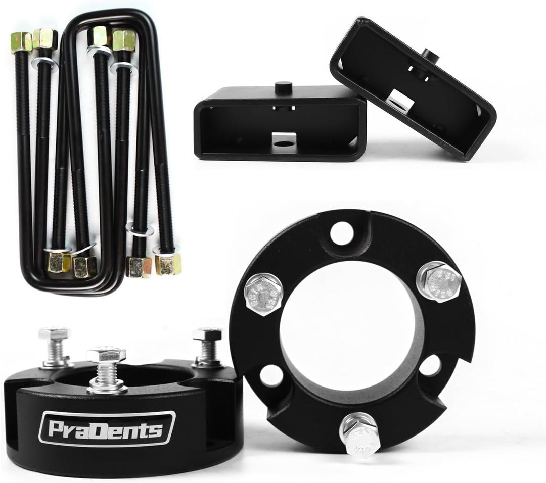 Leveling Lift Kit for 1999-2006 Toyota Tundra, 3 inch Front and 2 inch Rear Strut Spacers Leveling Kit for 1999-2006 Toyota Tundra
