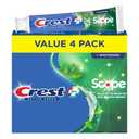 Crest Whitening Plus Scope, Complete Active Fresh + Whitening Toothpaste, 5.5oz, Toothpaste Sensitive Teeth, Pack of 4