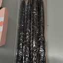 10 Inch Black Spiral Taper Candles for Dinner Party Halloween Home Decoration, 4 Pack Twisted Candlesticks for Wiccan Rituals Funeral and Memorial Services