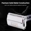 Keropy Double Edge Safety Razor, Single Blade razor for Men & Women, Shaving Razor with 10 Razor Blade, Metal Razor - Silver