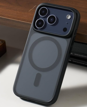 TORRAS Shockproof for iPhone 17 Pro Max Case with Camera Control Button, [12FT Military Grade Drop Protection] Enhanced Grip & Soft Touch Translucent Slim 17 Pro Max Case [3 colors Buttons], Black