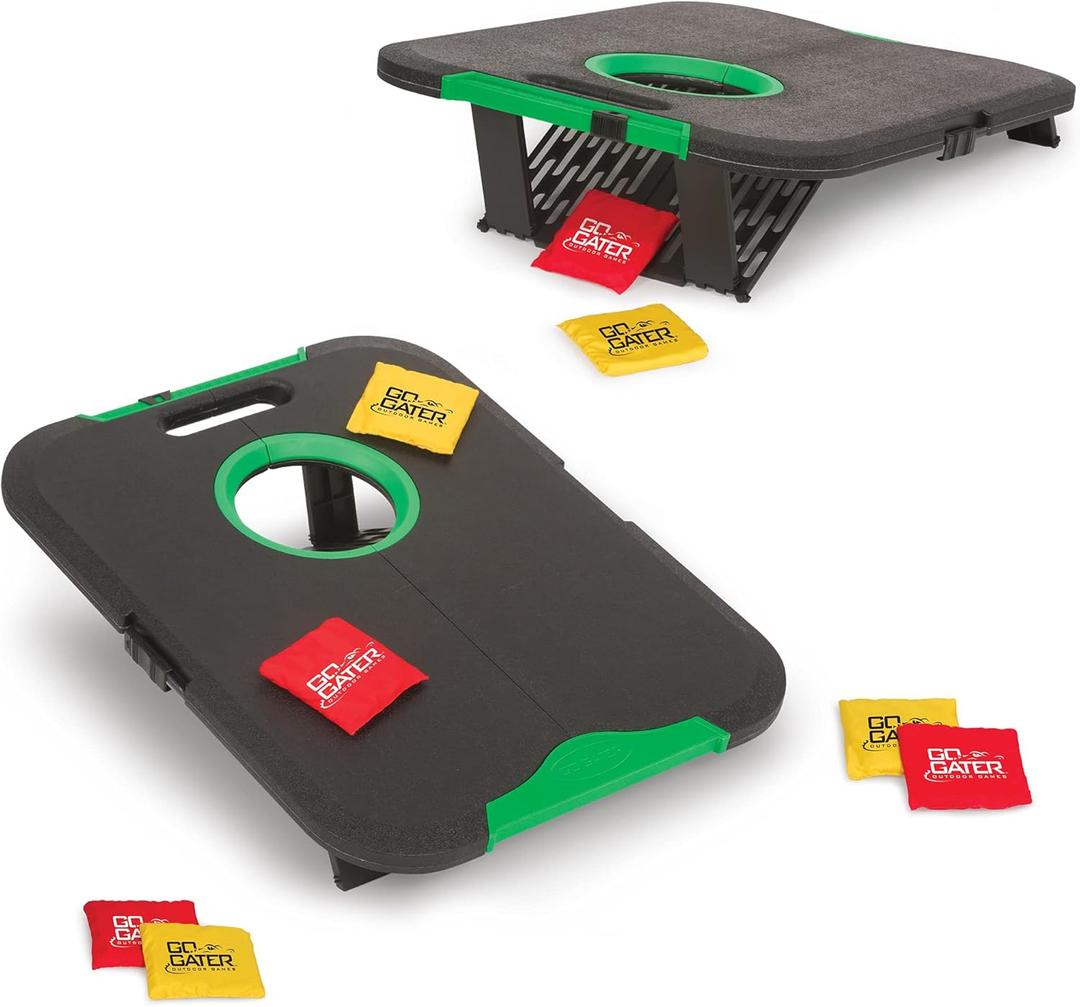 EastPoint Sports Go! Gater Cornhole  Light-Up and Travel Versions  Easy Storage & Light-Weight  Perfect for Outdoor and Indoor Play