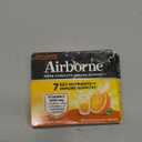 Airborne 1000mg Vitamin C + Zinc Sugar Free Multivitamin Immune Support Effervescent Fizzy Drink Tablets, Zesty Orange Flavor with Powerful Antioxidants Vitamins A C & E, 30 Tablets