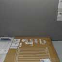 Mom's Choice-GROWNSY Baby Gate for Stairs, 29.5"-48.4" Pressure Mounted Baby Gate for Top of Stair&Doorway with V-Shaped Rods, Anti-Trip Pedal, Extra Wide Stairs Dog Gate Easy Install w/Red Reminder