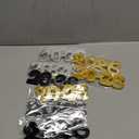 Cinnvoice 8 Pcs 2026 Happy New Year Glasses Glitter Party Eyeglasses for 2026 New Year's Eve Party Supplie (Classic Color)