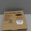 50Ft Valentine's Day Outdoor String Lights, G40 Valentines Day Decorations Lights with 27 LED Pink Shatterproof Bulbs(2 Spare), Hanging Globe Patio Lights for Outside Party Wedding Porch Backyard