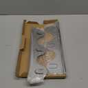 Stove Gap Covers Stainless Steel, 2Pack Retractable Stove Gap Filler (13.8"27.5" Length, 0.79" Width), Heat-Resistant Guard & Range Trim Kit Between Stove Top & Counter-Silver