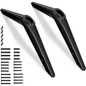 Base Stand for TCL Smart Tv - 28" 32" 40" 43" 49" 50" 55" 65" 32S305 32S301 40S344 43S455 43S446 43S435 49S403 49S425 50S421 50S450R 50S405 55S425 32S325 32S303 with Manual, Easy to Install (Black+Exact Holes)