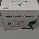 Bird Feeder with Camera, Solar Powered Outdoor Birdhouse, 2K HD AI Smart Identify Birds Species, Instant Motion Detection & Alerts, Capture BirdVideo, Gifts for Mom Dad and Bird-Lovers(Green)