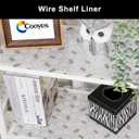 Cooyes Shelf Liner Premium Non-Adhesive Cabinet & Drawer Liner for Kitchen Waterproof Shelf Paper with Modern Pattern Durable EVA Cabinet Mat Easy to Cut 17.5" W x 120" L