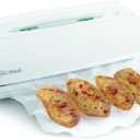 Rival VS105-B Seal A Meal Vacuum Food Sealer with Bonus 3/4-Quart Canister, White