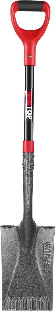 Garden Shovel Flat Spade Edge Shovels Trenching Spades with Fiberglass Handle for Gardening Lawn Edging,43 inches