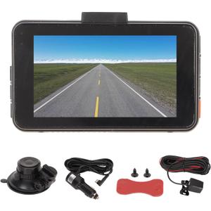 Dual Dash Cam, 4K 1080P, 3 Inch Screen, 170 Degree Wide Angle, Auto OnOff, Motion Detection, Dash Cam