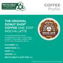 The Original Donut Shop Mocha One-Step Latte, Single Serve Coffee K-Cup Pod, Flavored Coffee, 20 Count (EXP 09/09/26)