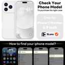 Vooii Magnetic for iPhone 17 Pro Case, Compatible with Magsafe (Premium Liquid Silicone) (Integrated Camera Control Button) Full Body Protective Anti-Scratch Microfiber Lining 6.3", White