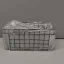 MaraFansie Hanging Kitchen Baskets Wire Storage Basket Over the Cabinet Door Organizer, No Drilling Adhesive Basket for Cabinet Pantry Organization and Kitchen, Bathroom, Storage, 2 Pack, Black