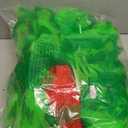 Tutu Dreams Summer Hawaiian Red Green Tutu Dress for Girls with Tropical Fern Leaf Headband Birthday Party Gifts (9-10 Years)