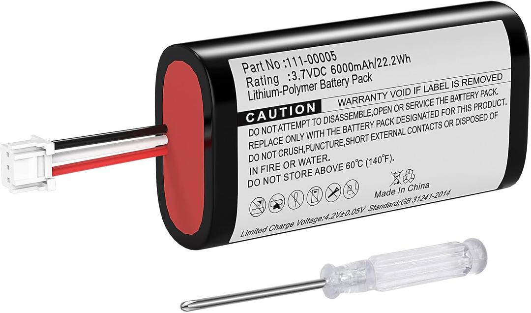 Battery Replacment for Sonos Roam Bluetooth Speaker, for Roam 111-00005, IP-038535-101 6000mAh 3.7V