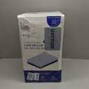 3 Inch Gel Memory Foam Mattress Topper Queen, Cooling Mattress Topper with Removable & Washable Bamboo Cover, CertiPUR-US Certified