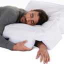 Wife Pillow - Adjustable Side Sleeper Pillow with Arm Tunnels for Shoulder Pain, Rotator Cuff Support, Arm & Shoulder Relief - Pressure-Free Sleep Pillow for Adults - Down Alternative Fiber Fill