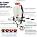 SOLO 425 4-Gallon Piston Backpack Sprayer, Wide Pressure Range up to 90 psi