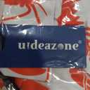 uideazone Mens Polo Shirts Dry Fit Performance Moisture Wicking Funny Golf Shirt Short Sleeve Red Lobster L