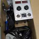8586D 2 In 1 Soldering Station, SMD Hot Air Rework Station LED Dual Digital Display with Heat Gun and Solder Iron Kit, Electric Soldering Iron Station with Temperature Control, Auto Sleep Functions
