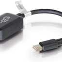 C2G Mini Display Port Adapter, Display Port to HDMI, Male to Female, Black, 8 inches, Cables to Go 54313