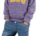 Little King NCAA Toddler Boys and Girls Crewneck Knobby Sweatshirt with Tackle Twill Letters-Team Colors 2T 3T 4T