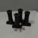 Generic YYLIFE 4PC Bed Support Legs and Bed Frame Support LegsAdjustable Bed Frame Support Legs, Bed Frame Center Slats Heavy Support Leg, Extra Durable Furniture Feet, for King Bed, Sofa, Table