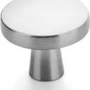 Ravinte 15 Pack Drawer Pulls 1-1/4 Inch Kitchen Cabinet Knobs Brushed Nickel Round Dresser Drawer Knobs Solid Dresser Knobs Drawer Knobs Simple Cabinet Hardware for Cupboard Drawer Pulls