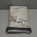 100% Blackout Shield Linen Blackout Curtains for Bedroom 84 Inches Long, Back Tab/Rod Pocket Living Room Drapes, Thermal Insulated Blackout Curtains 2 Panels Set, 50" W x 84" L, Oatmeal