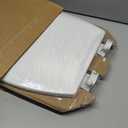Bemis 1500EC Durable Wooden Toilet Seat, Easy Clean Hinges, Made in USA, Elongated, White