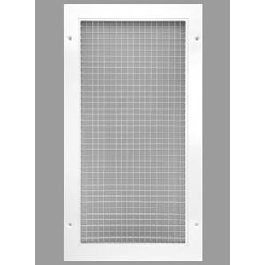 12" x 26" or 26" x 12" Cube Core Eggcrate Return Air Grille - Aluminum Rust Proof - HVAC Vent Duct Cover - White [Outer Dimensions: 13.75 x 27.75]