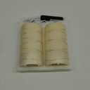Rechargeable Flameless Candles, LED Candles, Candles with Remote and Timers, Real Wax Pillar Candles, with Flickering Embedded Star StringIvory White, Set of 2