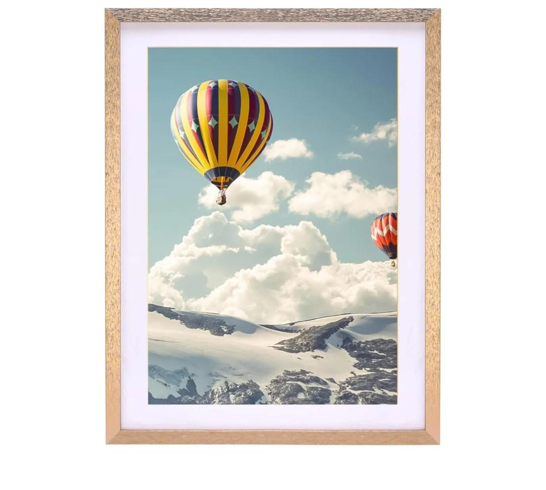 Mxtallup 16x22 Diamond Painting Frames Picture Wood, Diamond Art Frames Picture Gold