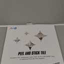 Art3d 10-Sheet Peel and Stick Backsplash Tile for Kitchen - 1212 Stick on Wall Tile for Kitchen Bathroom Countertop Living Room, Warm White with Black Grout