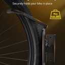 Alphamount AM Swivel Bike Wall Mount, Metal Wall Bike Rack with Durable Sleeves, Space-Saving Vertical Bike Rack with 180 Swivel for Home and Garage, Bike Storage Hanger Mount Up to 66 lbs, 1-Pack