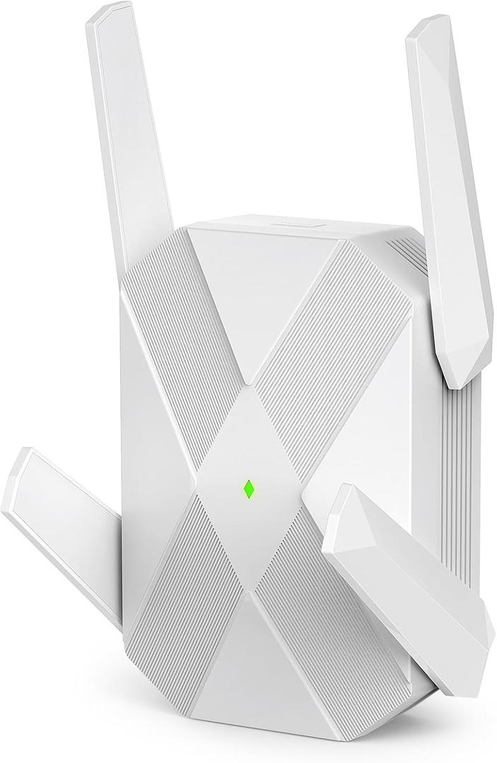 AX3000 WiFi 6 Extender, WiFi Extenders Signal Booster for Home, Dual Band WiFi Booster Signal Amplifier Range Up to 12,000sq.ft, Gigabit Ethernet Port, Easy Setup, Alexa Compatible