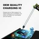 for Galaxy S23 USB Charging Board Port Replacement, SM-S911U SM-S911U1 Type C Dock Board Connector for Samsung S23 with Tools & Instruction