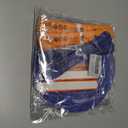 Blue Graduation Orange Party Decoration Class Banner Hanging Pom Poms Flowers High School College Grad Supplies