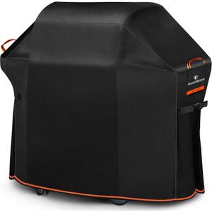 [Upgraded 1000D Heavy Duty Fabric] 60" Grill Cover for Outdoor Grill, Waterproof, Tear & Fade Resistant BBQ Cover with Buckle & Air Vent, Gas Grill Cover for 3-4 Burner Weber Nexgrill Char-Broil Grill